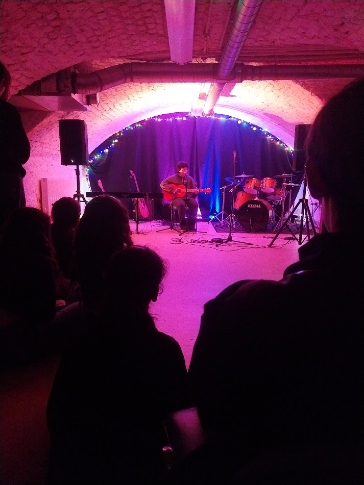 Live performance at Boomerang Youth Cafe, Drogheda
