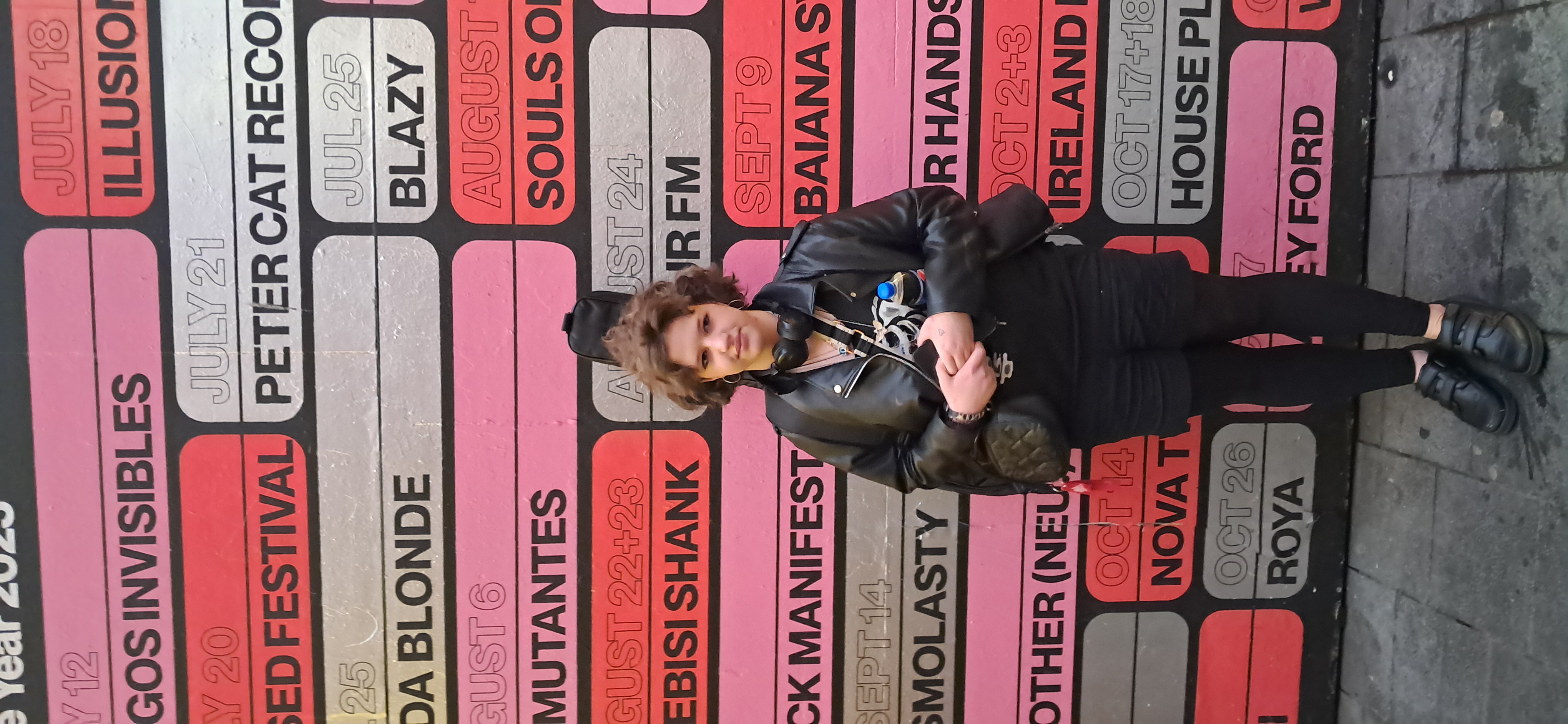 Maeve outside the Button Factory, Temple Bar