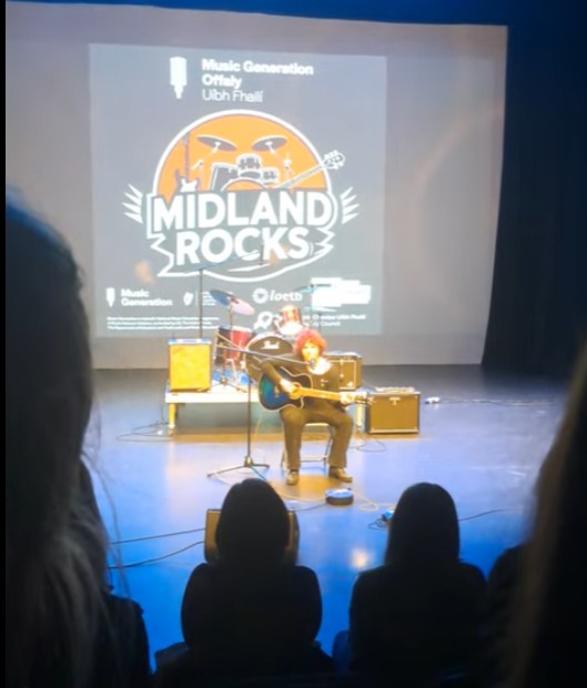 Maeve performing at Music Generation Offaly